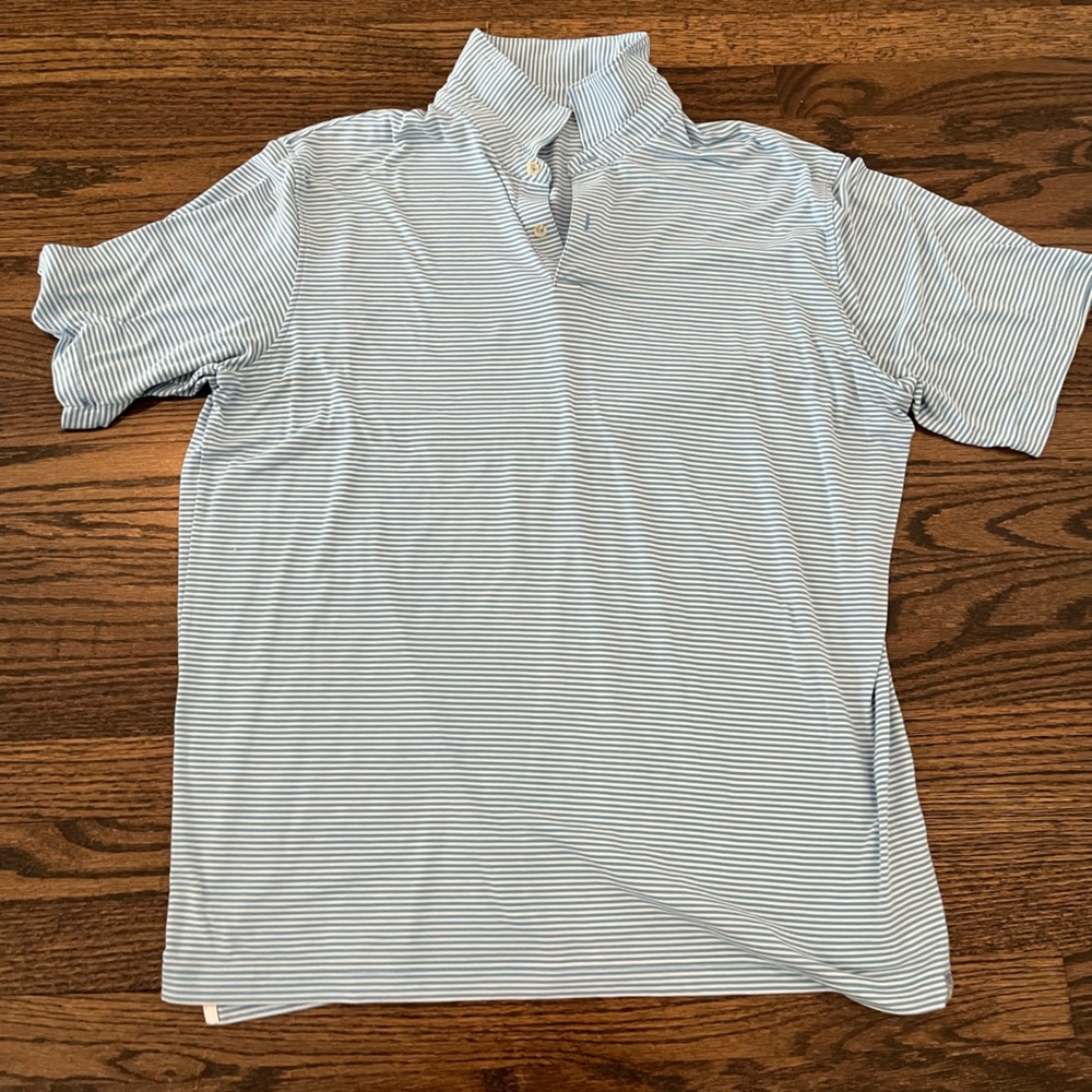 Peter Millar Striped Long Sleeve Shirt